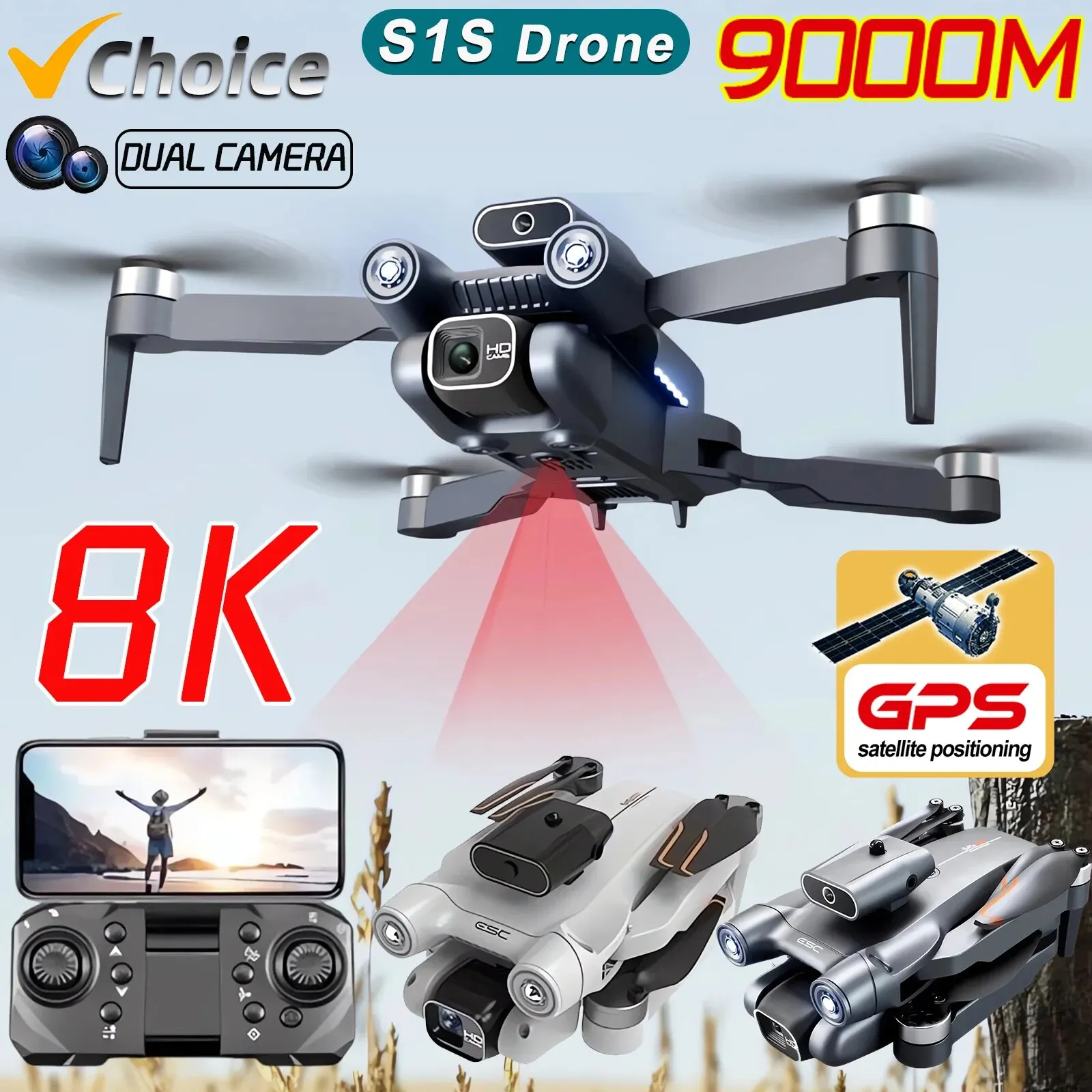 Diy Drone Electronics - Neue s1s 5g gps drohnen kamera