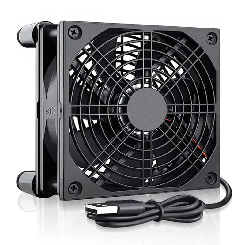 Diy Electronics Box - Router-Kühlventilator Hoher Luftstrom Leiser DIY-Computer-Kühler 5V