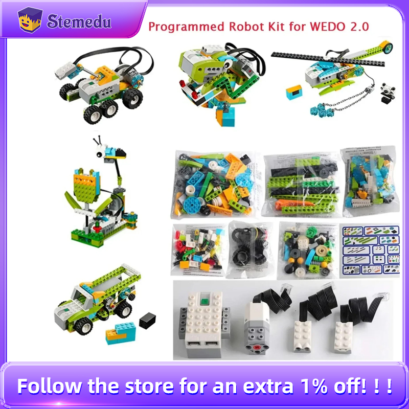 Diy Electronics Toys - STEM We-do2.0 45300 Core-Programmierkit, kompatibel mit