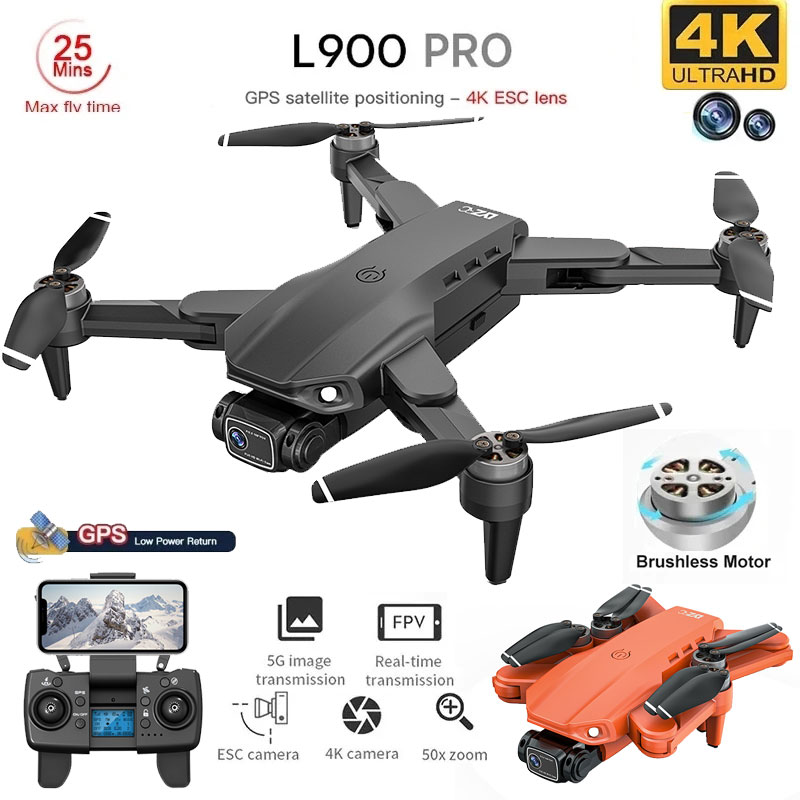 Diy Drone Electronics - L900 Pro GPS Drone 4K Professionelle