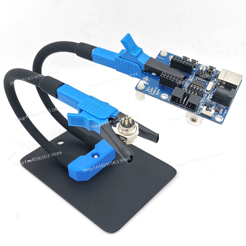 Diy Electronics Holder - Flexibler Schlangenarm mit Krokodilklemmen, elektronischer Schweißhalter