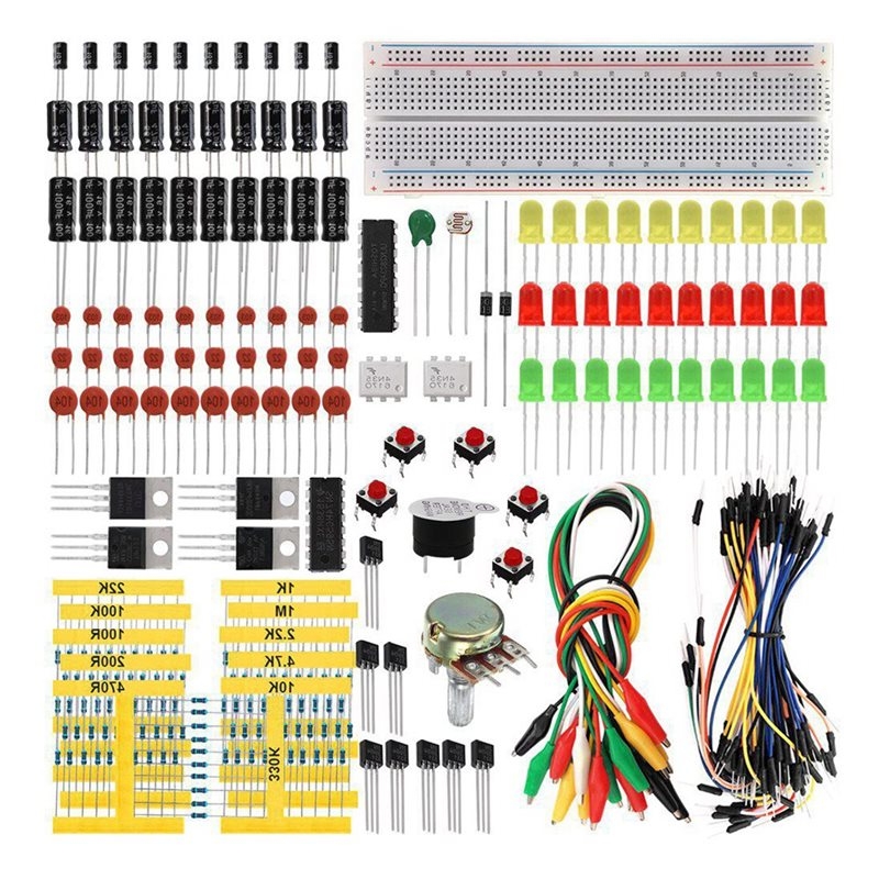 Diy Electronics Basics - Hochwertige Elektronik-Teile DIY-Lernset für Arduino Grundkomponenten