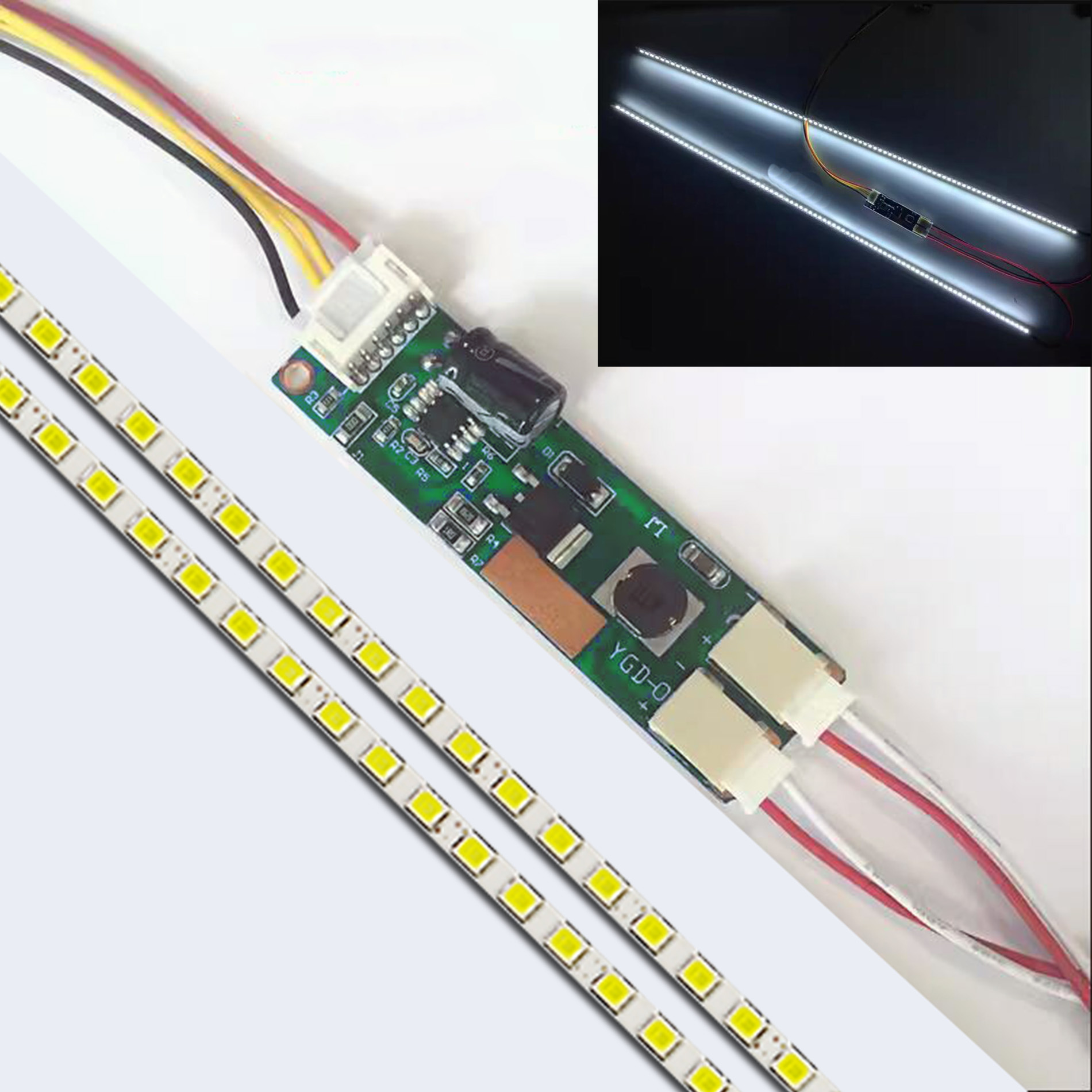 Led Assortment Kit - LED-Hintergrundbeleuchtungs-Upgrade-Kit, Einstellbar für 15 17 19