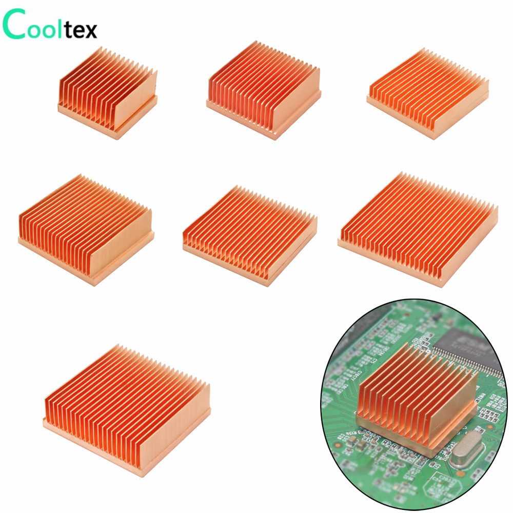 Diy Electronics Raspberry Pi - DIY Reines Kupfer Kühlkörper Skiving Fin