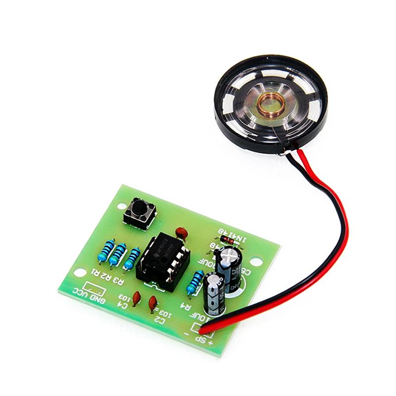 Diy Electronic Components - Professionelles NE555 Türklingel-DIY-Kit - Zweiklangiger Ding-Dong-Klingelton