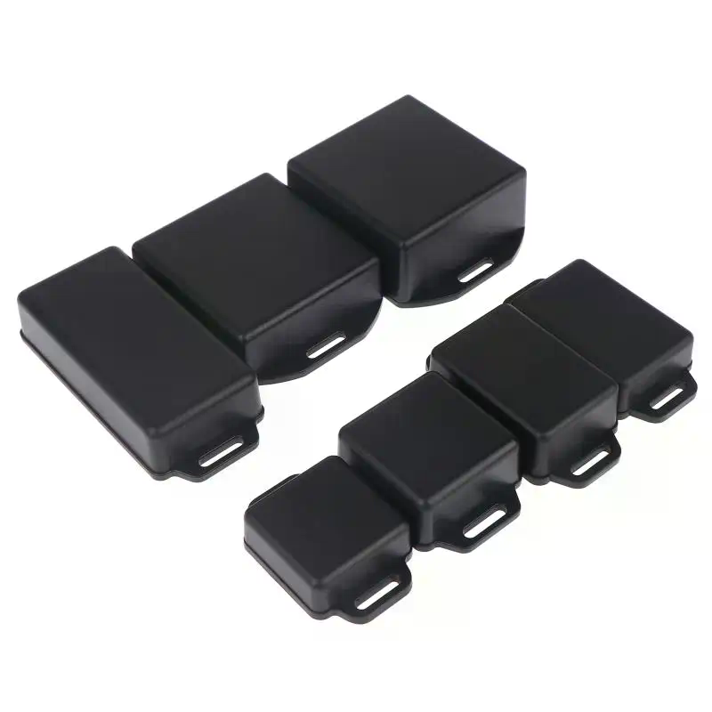 Diy Electronics Components - Schwarzes Kunststoffgehäuse-Set für elektronische Projekte, verschiedene