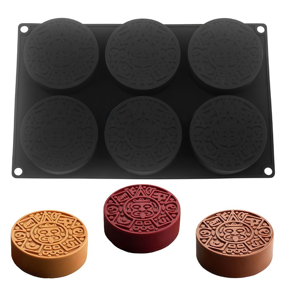 Diy Electronics Components - 6-fach Totem-Kuchenform aus lebensmittelechtem Silikon, hitzebeständige