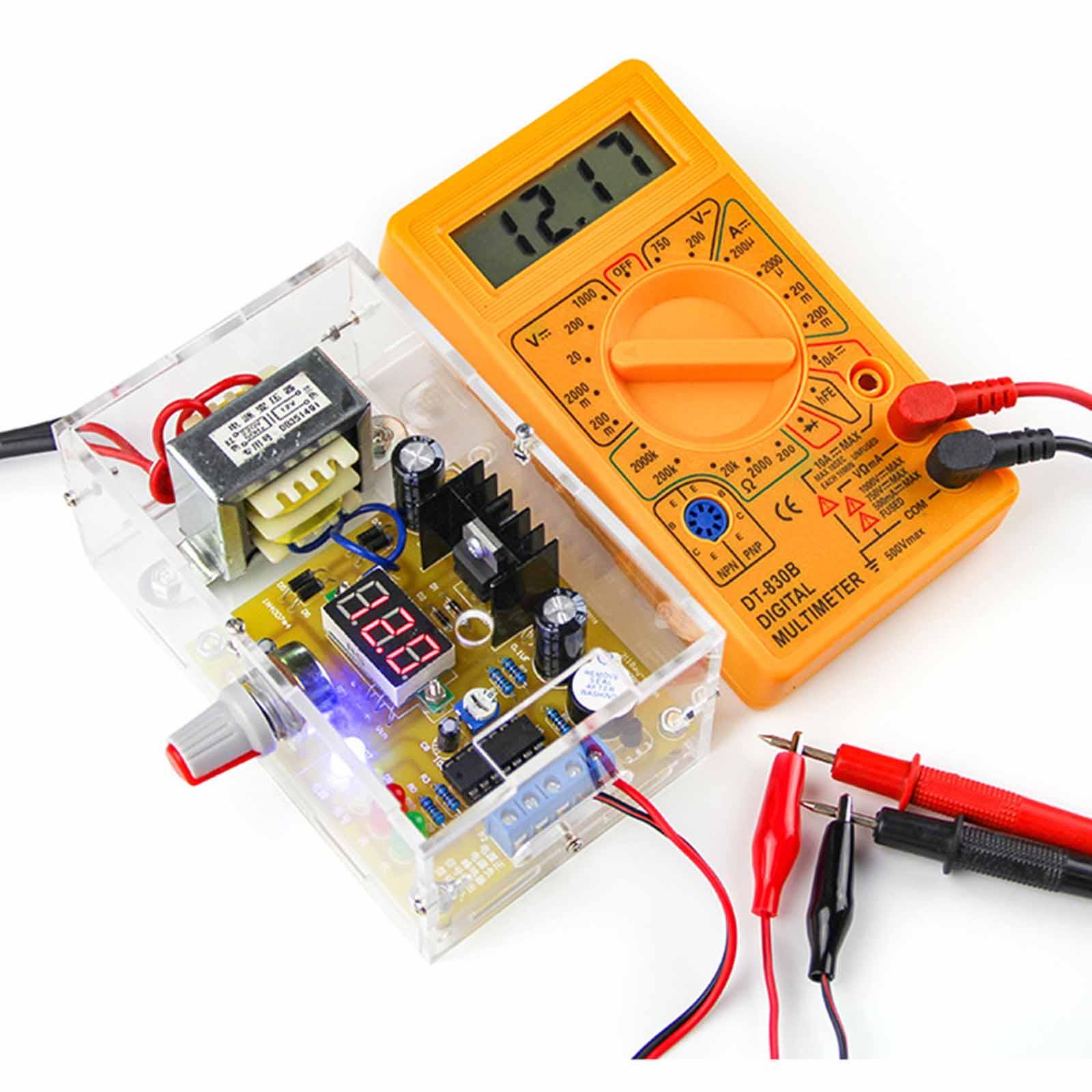 Diy Electronics Course - Netzteilmodul Einstellbare Spannungsreglerplatine DIY LM317 Kit
