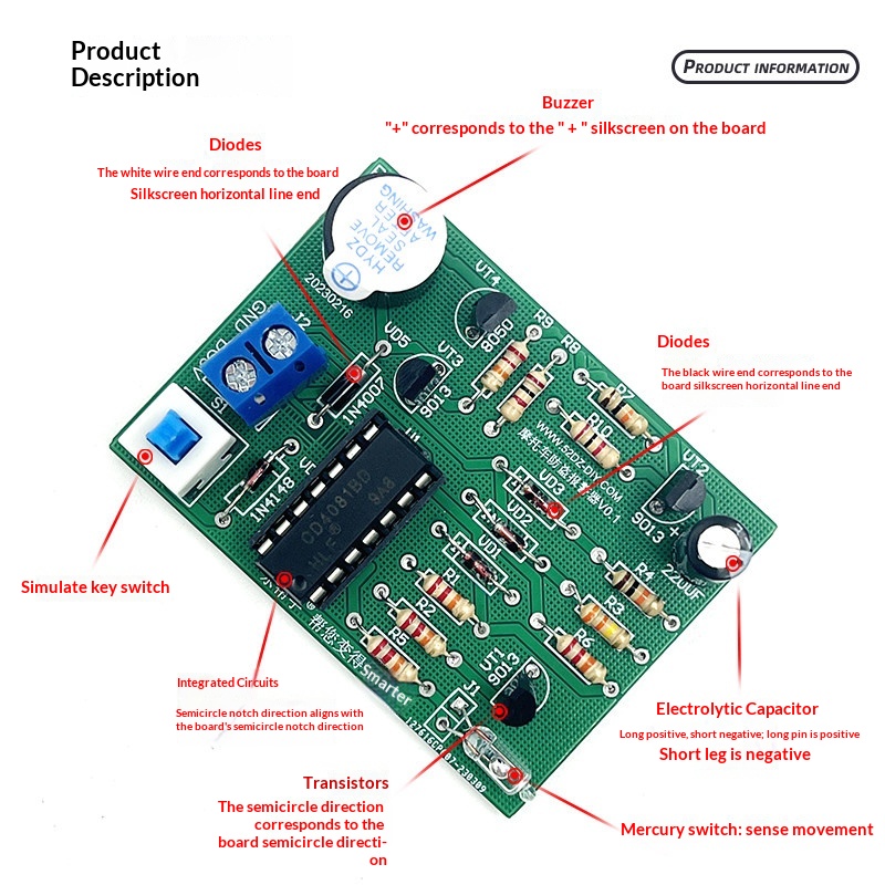 Motorrad-Vibrations-Diebstahlw – Diy Motorcycle Electronics Bewertung und Preis