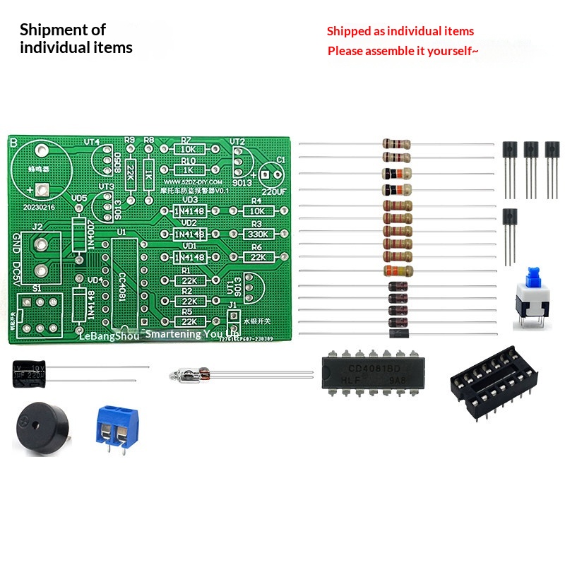 Motorrad-Vibrations-Diebstahlw – Diy Motorcycle Electronics Bewertung und Preis