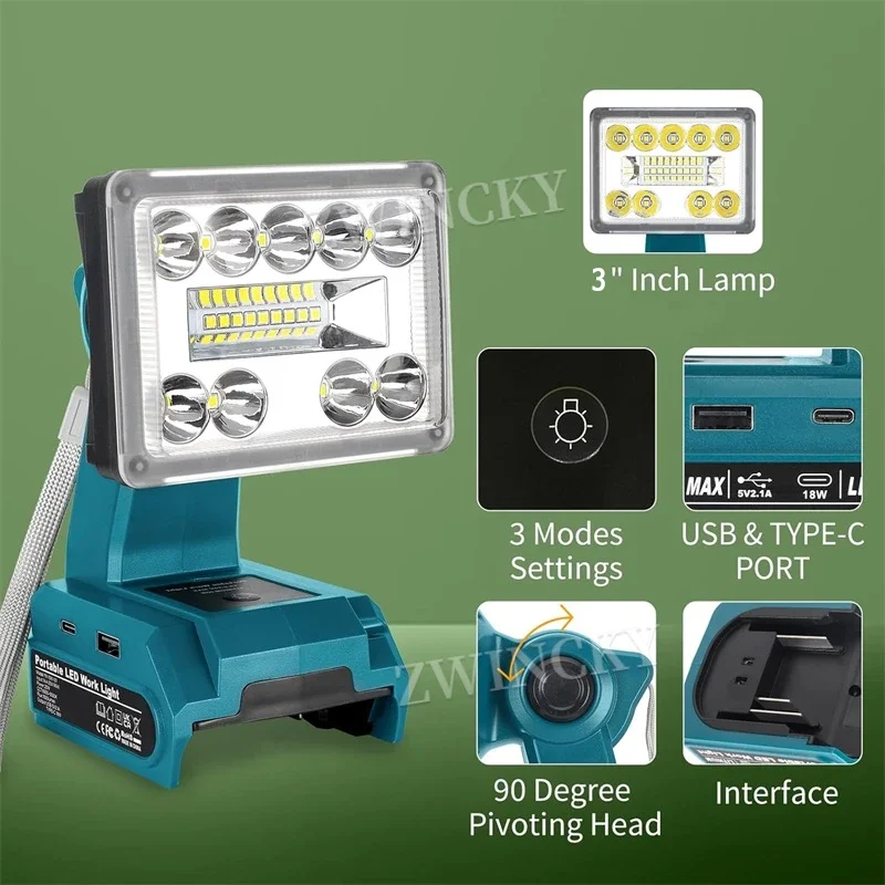 Kabellose Arbeitsleuchte LED-T – Black+Decker Tool Cordless Bewertung und Preis