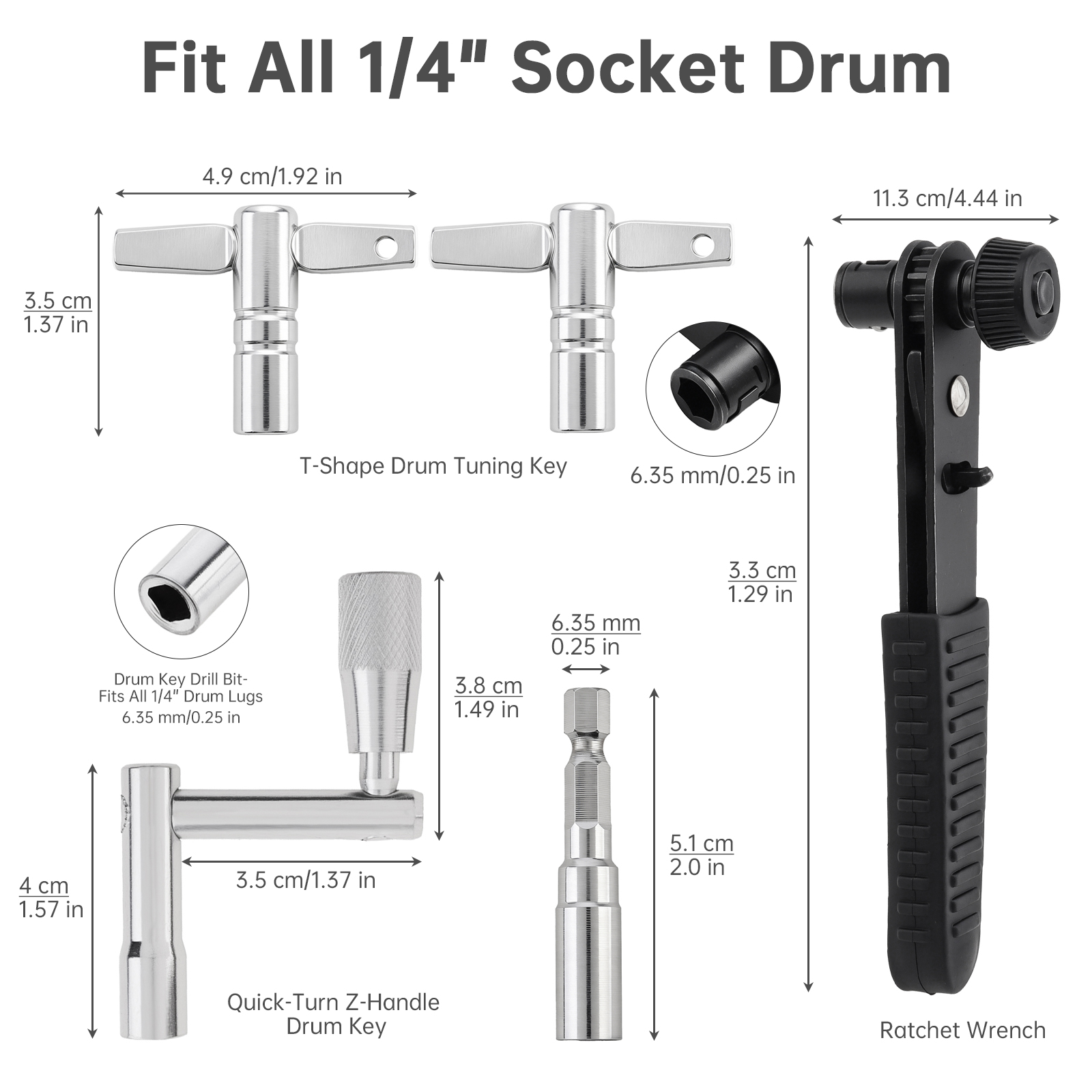 5-teiliges Trommel-Stimmset fü – Diy Electronics Toys Bewertung und Preis
