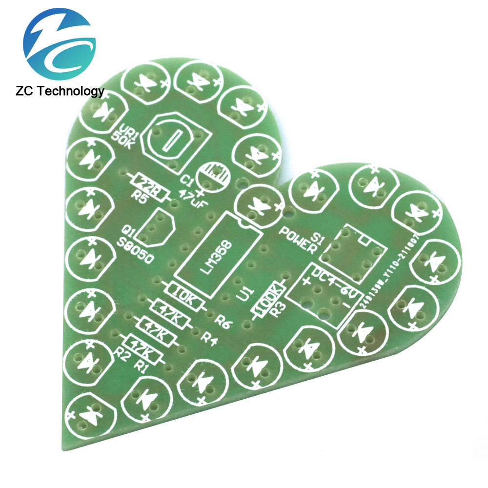 DIY Kit Herz Form Atmen Lampe  – Diy Electronics Learning Kit Bewertung und Preis