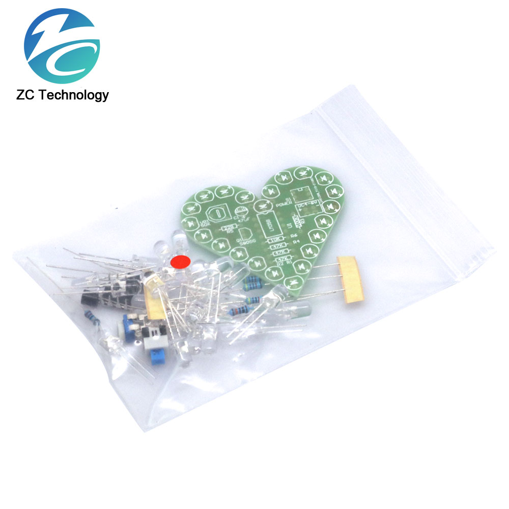 DIY Kit Herz Form Atmen Lampe  – Diy Electronics Learning Kit Bewertung und Preis
