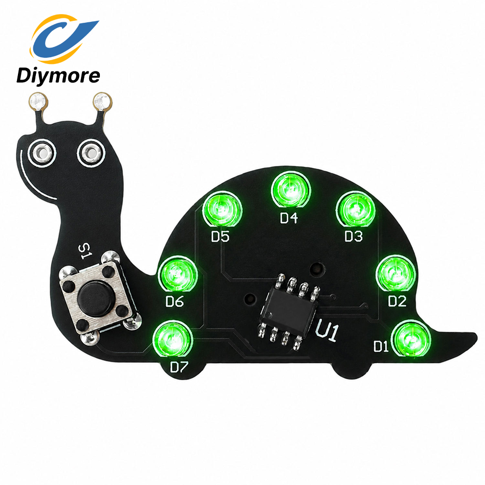 7 grüne LED-Lötübungssets mit  – Diy Electronics Holder Bewertung und Preis