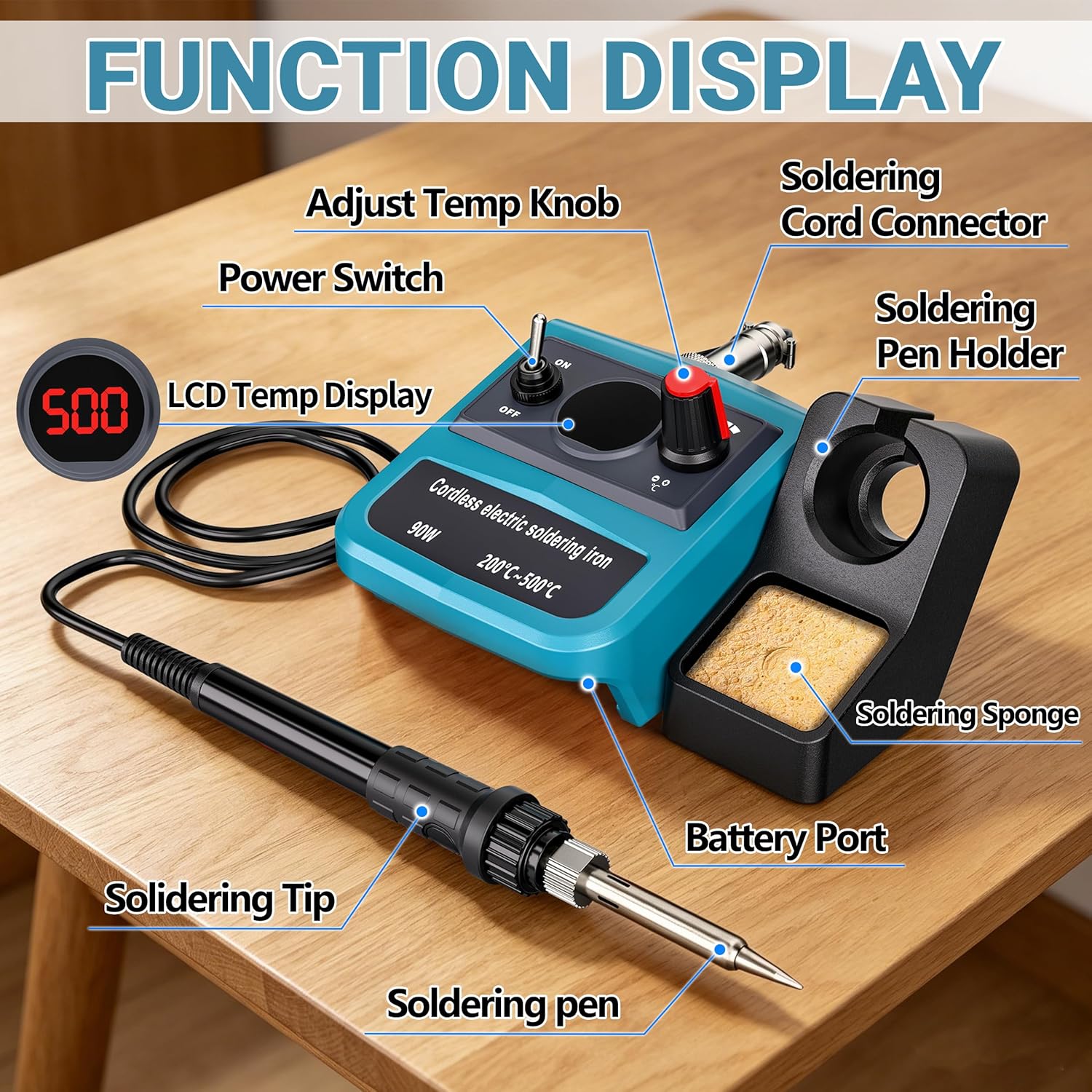 90W LED Digitales Kabelloses L – Diy Elektronik Bewertung und Preis