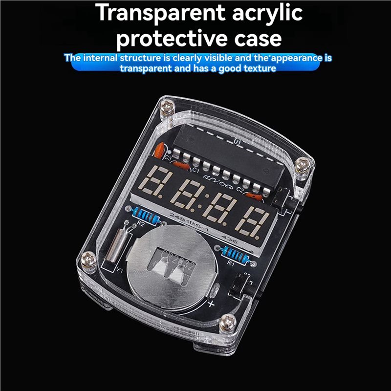 2X DIY-Uhr LED-Uhr Elektronik- – Diy Electronics Learning Kit Bewertung und Preis