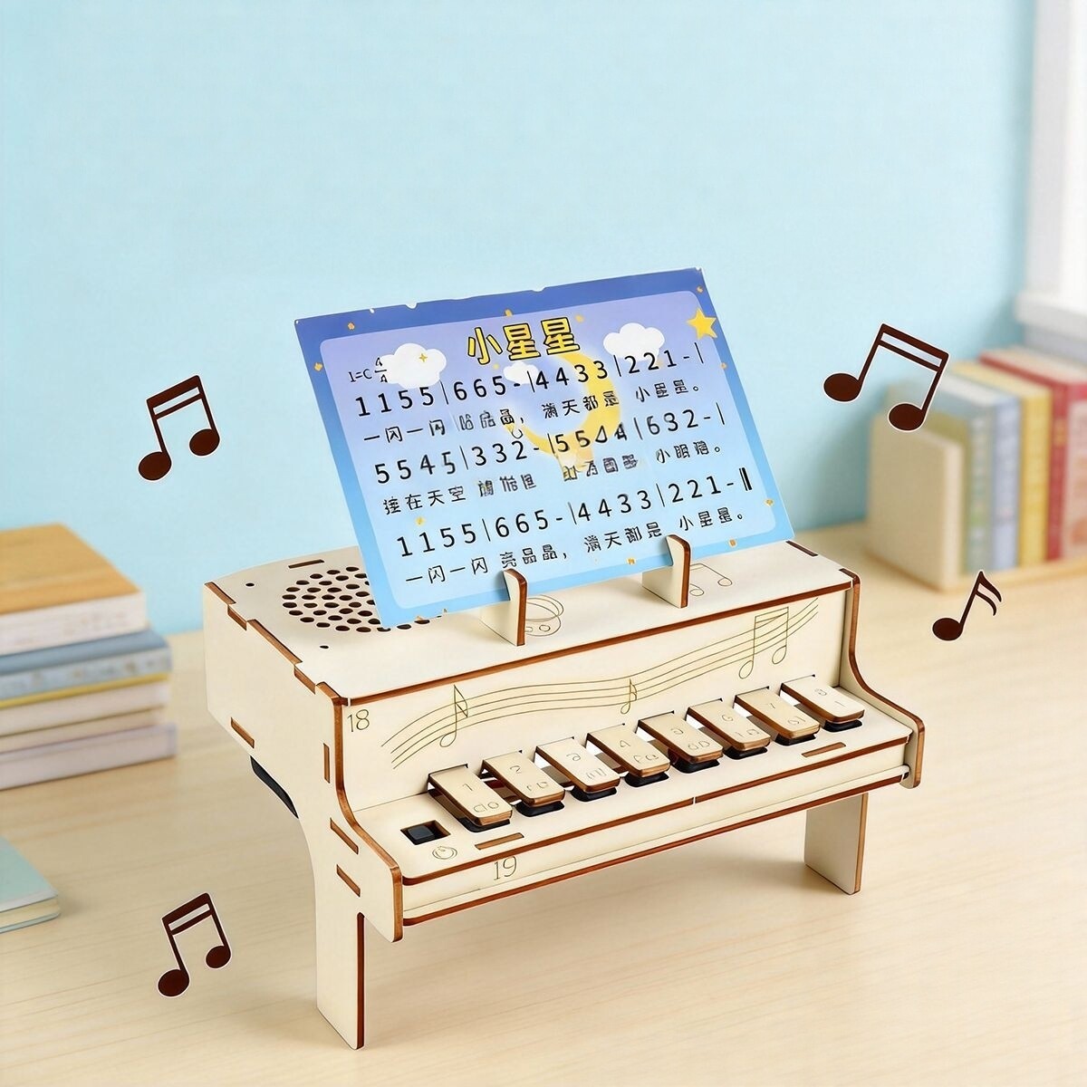 DIY Holz-Elektronisches Klavie – Diy Electronics Learning Kit Bewertung und Preis