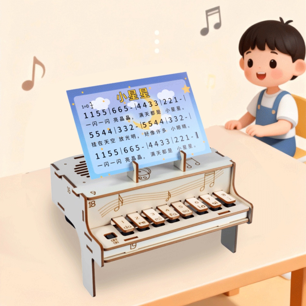 DIY Holz-Elektronisches Klavie – Diy Electronics Learning Kit Bewertung und Preis