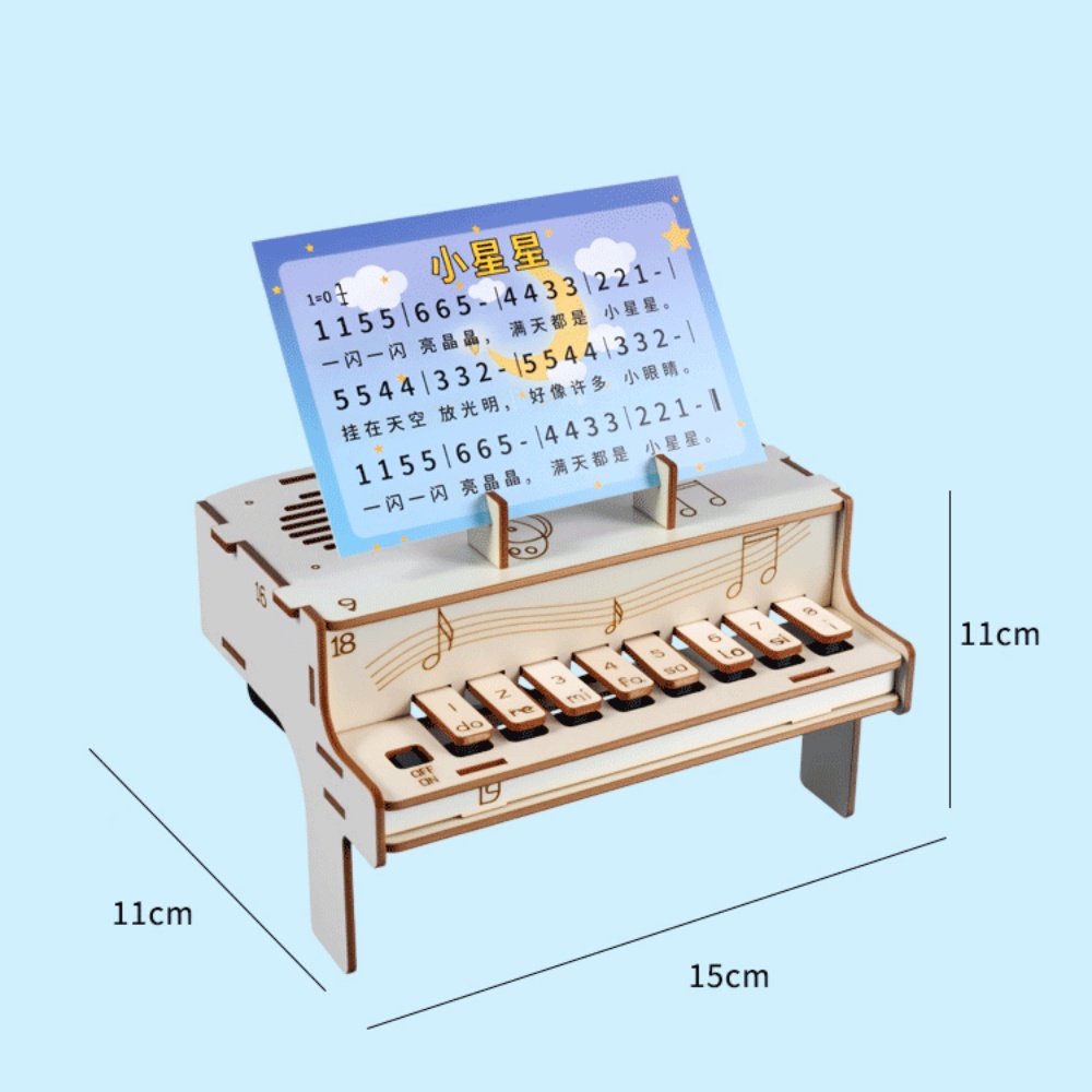 DIY Holz-Elektronisches Klavie – Diy Electronics Learning Kit Bewertung und Preis