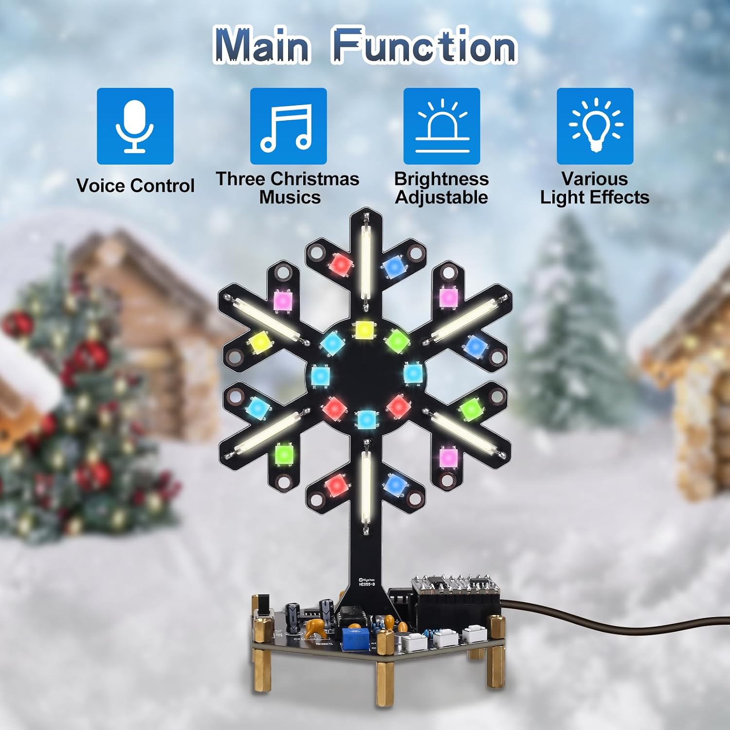 Sprachgesteuertes Spektrum-Lic – Diy Electronics Learning Kit Bewertung und Preis